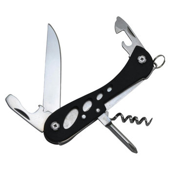 Multifunktionsmesser \'Barrow\', 7 Funktionen, schwarz