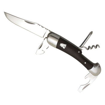 Multifunktionsmesser \'Tradition\', schwarzes Staminaholz