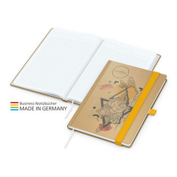 Notizbuch Match-Book White Natura bestseller inkl. 4C-Druck