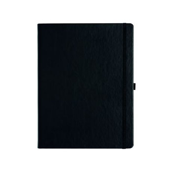 Notizbuch Style Large im Format 19x25cm, Inhalt blanco, Einband Slinky in der Farbe Black