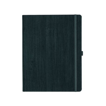 Notizbuch Style Large im Format 19x25cm, Inhalt blanco, Einband Woody in der Farbe Charcoal