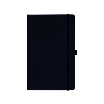 Notizbuch Style Medium im Format 13x21cm, Inhalt blanco, Einband Fancy in der Farbe Black