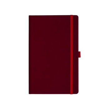 Notizbuch Style Medium im Format 13x21cm, Inhalt blanco, Einband Fancy in der Farbe Ruby Red