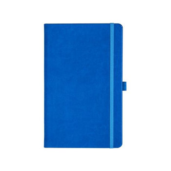 Notizbuch Style Medium im Format 13x21cm, Inhalt blanco, Einband Slinky in der Farbe Azure