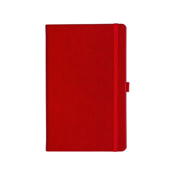 Notizbuch Style Medium im Format 13x21cm, Inhalt blanco, Einband Slinky in der Farbe Scarlet