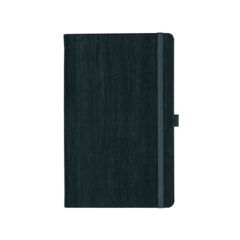 Notizbuch Style Medium im Format 13x21cm, Inhalt blanco, Einband Woody in der Farbe Charcoal