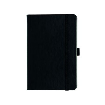 Notizbuch Style Small im Format 9x14cm, Inhalt kariert, Einband Slinky in der Farbe Black