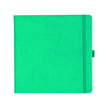 Notizbuch Style Square im Format 17,5x17,5cm, Inhalt blanco, Einband Slinky in der Farbe Turquoise