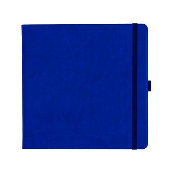 Notizbuch Style Square im Format 17,5x17,5cm, Inhalt blanco, Einband Slinky in der Farbe Ultramarine
