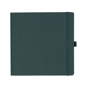 Notizbuch Style Square im Format 17,5x17,5cm, Inhalt kariert, Einband Fancy in der Farbe Graphite