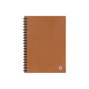 Notizbuch aus recyceltem Leder Midi