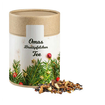 Omas Bratäpfelchen Tee, ca. 140g, Biologisch abbaubare Eco Pappdose Maxi