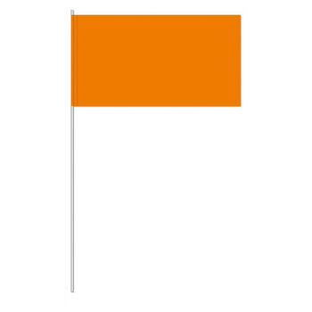 Papierfahnen, orange