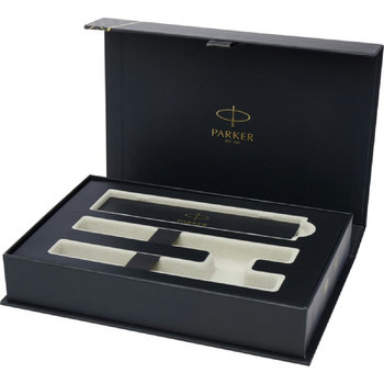 Parker IM achromatisches Kugelschreiber- und Tintenroller-Set mit Geschenkbox