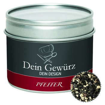 Pfeffer geschrotet, ca. 55g, Metalldose mit Sichtfenster