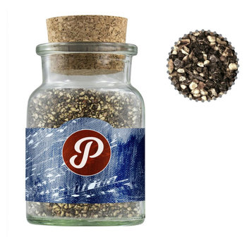 Pfeffer geschrotet, ca. 65g, Korkenglas