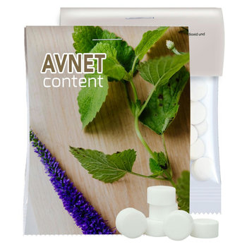 Pfefferminz Drops, ca. 15g, Express Midi-Tüte mit Werbereiter