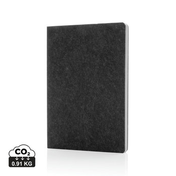 Phrase GRS-zertifiziertes A5-Notizbuch aus recyceltem Filz