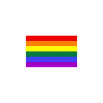 Polyesterfahne Regenbogen-Pride