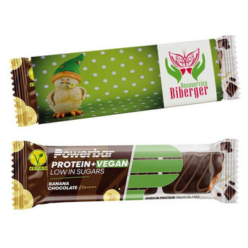 PowerBar im Werbeschuber - Protein + Vegan