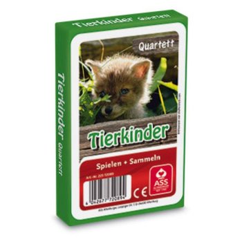 Quartett / Sonderquartett - Tierkinder, 33 Blatt, in Faltschachtel