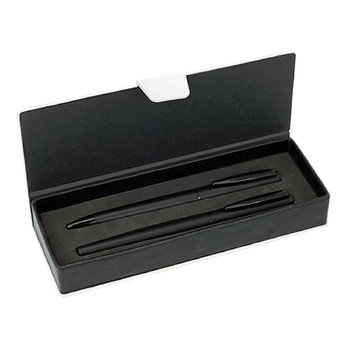 RANI Schreibset Metall mit 1 Kugelschreiber und 1 Rollerball Peekay
