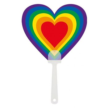 Regenbogen Handfächer Pride