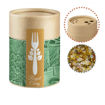 Royal Curry, ca. 110g, Biologisch abbaubarer Eco Pappstreuer Midi