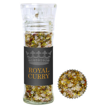 Royal Curry, ca. 60g, transparente Gewürzmühle