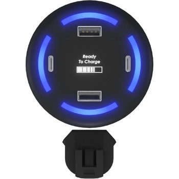 SCX.design H11 Smart Home Ladegerät mit Leuchtlogo