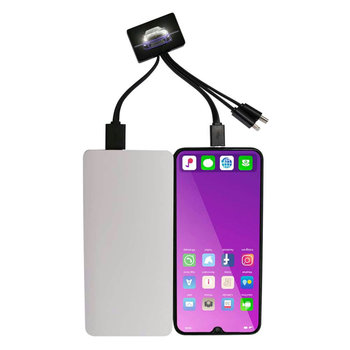 SQUARE LED-light Ladekabel 3 in 1