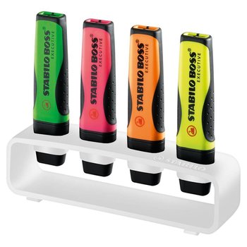 STABILO BOSS EXECUTIVE 4er Tisch-Set Leuchtmarkierer
