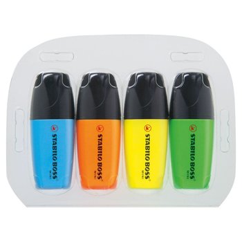 STABILO BOSS MINI 4er-Set Leuchtmarkierer
