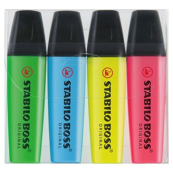 STABILO BOSS ORIGINAL 4er-Set Leuchtmarkierer