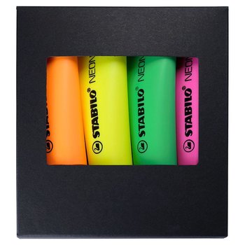 STABILO NEON 4er-Set Leuchtmarkierer