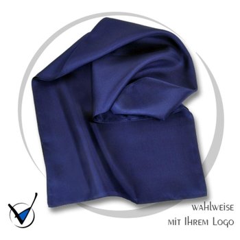 Schal, Seide Kollektion UNI B3 - Marine
