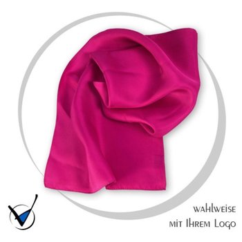 Schal, Seide Kollektion UNI M1 - Magenta