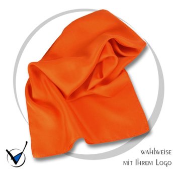 Schal, Seide Kollektion UNI O1 - Orange