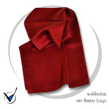 Schal, Seide Kollektion UNI R2 - Bordeaux