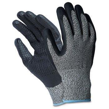 Schnittschutz-Handschuh mit genoppter Nitril-Beschichtung