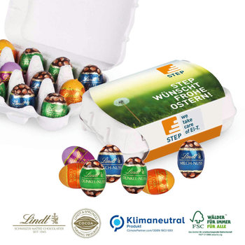 Schoko-Eier 12er-Set mit Lindt Cerealien-Eier