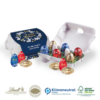 Schoko-Eier 6er-Set mit Lindt Schoko-Eier