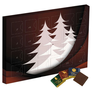 Schokoladen Täfelchen, ca. 120g, Adventskalender Midi