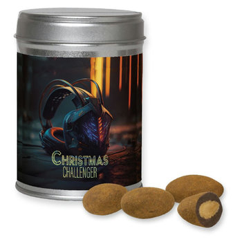 Schokomandeln mit Zimt, ca. 100g, Dual-Dose