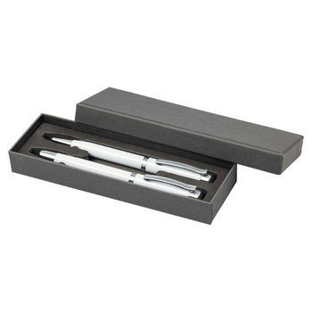 Schreib-Set FORTUNA WEIß, incl. 2-er Pen-Box