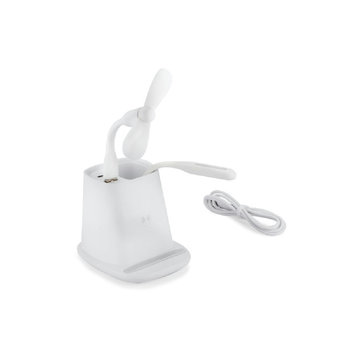 Schreibtischorganizer mit induktivem Ladegerät (5W) BERGO II 