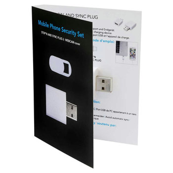 Security Set 1 STOP\'N and Sync Stecker & Smartphone Webcam Cover