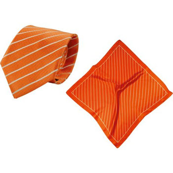 Set (Krawatte, Reine Seide + Tuch