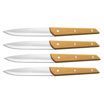 Set mit 4 Tafelmessern \'Alta\'\', Bambus