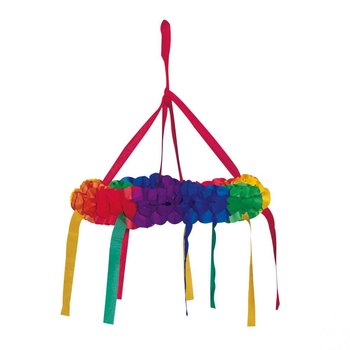 Siedenpapierkranz Regenbogen-Pride
